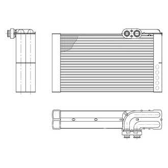 TYC® - A/C Evaporator Core