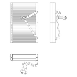 TYC® - A/C Evaporator Core