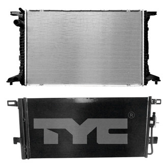 TYC® - Radiator and Condenser Kit