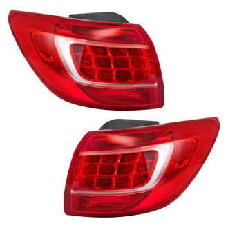TYC® - Driver and Passenger Side Outer Replacement Tail Lights (Standard Line)