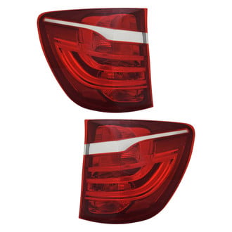 TYC® - Driver and Passenger Side Outer Replacement Tail Light Lens and Housings (CAPA Certified)