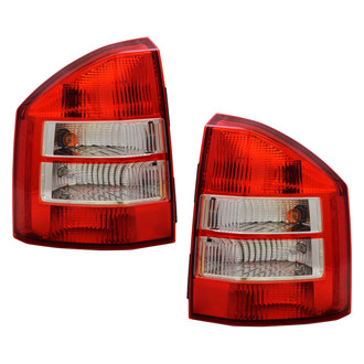 TYC® - Driver and Passenger Side Replacement Tail Light Lens and Housings (Standard Line)