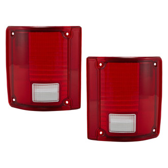 TYC® - Driver and Passenger Side Replacement Tail Light Lenss (Standard Line)