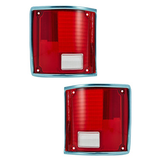 TYC® - Driver and Passenger Side Outer Replacement Tail Light Lenss (Standard Line)