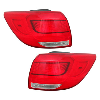 TYC® - Driver and Passenger Side Outer Replacement Tail Lights (Standard Line)