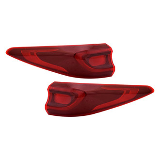 TYC® - Driver and Passenger Side Outer Replacement Tail Lights (Standard Line)