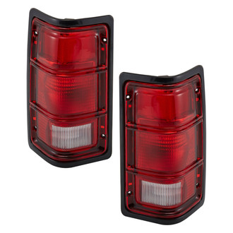 TYC® - Driver and Passenger Side Replacement Tail Light Lens and Housings (Standard Line)