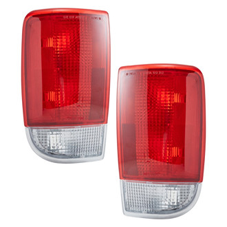 TYC® - Driver and Passenger Side Replacement Tail Light Lens and Housings (Standard Line)