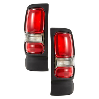 TYC® - Driver and Passenger Side Outer Replacement Tail Light Lens and Housings (CAPA Certified)