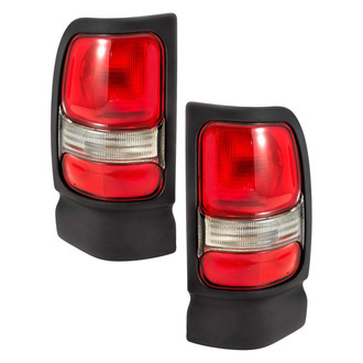 TYC® - Driver and Passenger Side Outer Replacement Tail Light Lens and Housings (Standard Line)