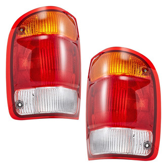 TYC® - Driver and Passenger Side Replacement Tail Light Lens and Housings (Standard Line)