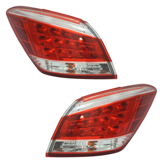 TYC® - Driver and Passenger Side Outer Replacement Tail Lights (Standard Line)