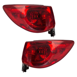 TYC® - Driver and Passenger Side Outer Replacement Tail Lights (Standard Line)