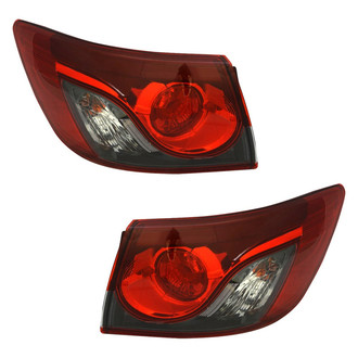 TYC® - Driver and Passenger Side Outer Replacement Tail Lights (CAPA Certified)