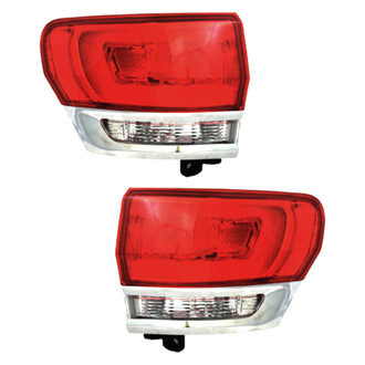 TYC® - Driver and Passenger Side Outer Replacement Tail Lights (CAPA Certified)