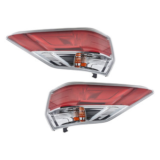 TYC® - Driver and Passenger Side Outer Replacement Tail Lights (Standard Line)