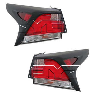 TYC® - Driver and Passenger Side Outer Replacement Tail Lights (CAPA Certified)