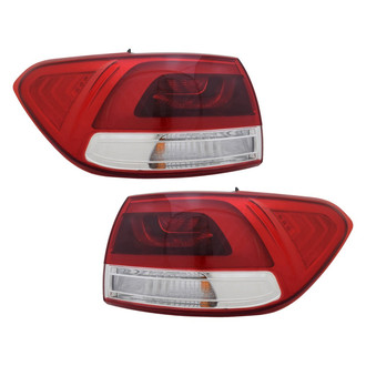 TYC® - Driver and Passenger Side Outer Replacement Tail Lights (CAPA Certified)