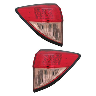 TYC® - Driver and Passenger Side Outer Replacement Tail Lights (CAPA Certified)