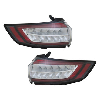 TYC® - Driver and Passenger Side Outer Replacement Tail Lights (CAPA Certified)