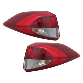 TYC® - Driver and Passenger Side Outer Replacement Tail Lights (CAPA Certified)