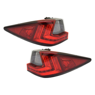 TYC® - Driver and Passenger Side Outer Replacement Tail Lights (CAPA Certified)
