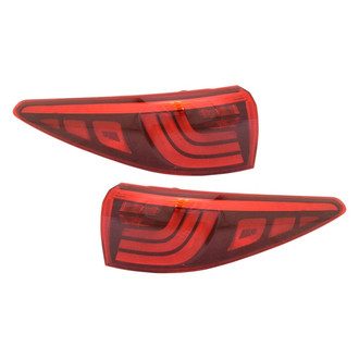 TYC® - Driver and Passenger Side Outer Replacement Tail Lights (Standard Line)