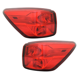 TYC® - Driver and Passenger Side Outer Replacement Tail Lights (Standard Line)
