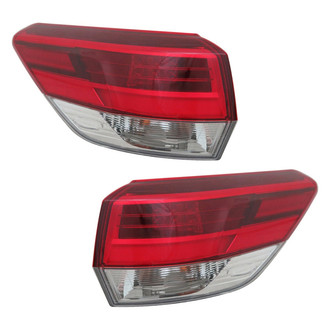 TYC® - Driver and Passenger Side Outer Replacement Tail Lights (CAPA Certified)