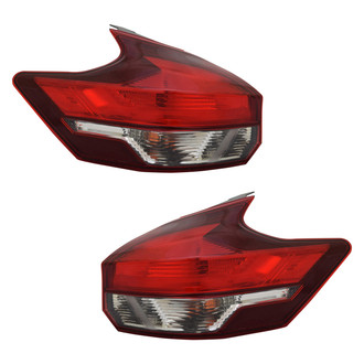 TYC® - Driver and Passenger Side Outer Replacement Tail Lights (CAPA Certified)