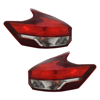 TYC® - Driver and Passenger Side Outer Replacement Tail Lights (Standard Line)