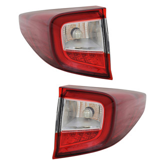 TYC® - Driver and Passenger Side Outer Replacement Tail Lights (CAPA Certified)