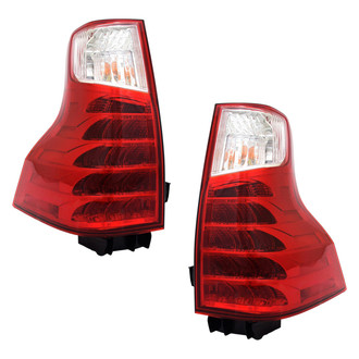 TYC® - Driver and Passenger Side Replacement Tail Light Lens and Housings (Standard Line)