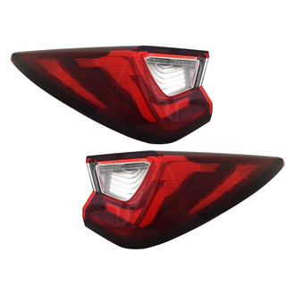 TYC® - Driver and Passenger Side Outer Replacement Tail Lights (CAPA Certified)