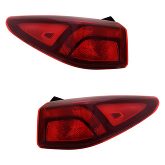 TYC® - Driver and Passenger Side Outer Replacement Tail Lights (Standard Line)