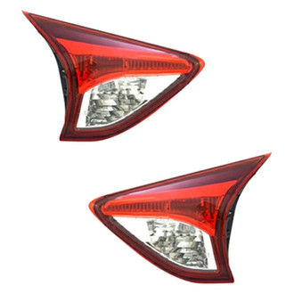 TYC® - Driver and Passenger Side Inner Replacement Tail Lights (CAPA Certified)