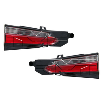 TYC® - Driver and Passenger Side Inner Replacement Tail Light Lens and Housings (Standard Line)