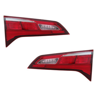 TYC® - Driver and Passenger Side Inner Replacement Tail Lights (Standard Line)