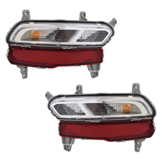 TYC® - Driver and Passenger Side Replacement Backup Lights (Standard Line)