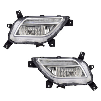TYC® - Replacement Fog Light Set (CAPA Certified)