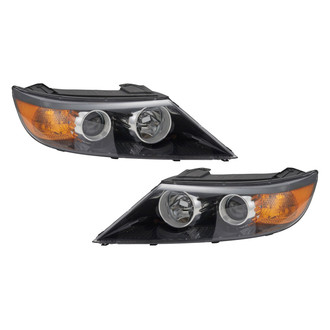 TYC® - Driver and Passenger Side Replacement Headlight Set (CAPA Certified)