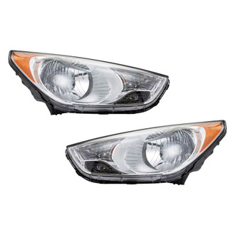 TYC® - Driver and Passenger Side Replacement Headlight Set (Standard Line)