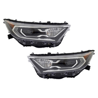 TYC® - Driver and Passenger Side Replacement Headlight Set (Standard Line)
