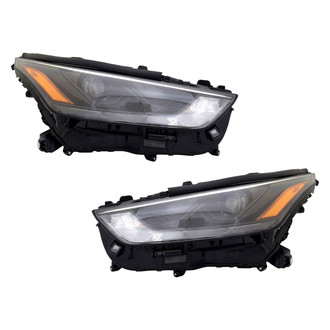 TYC® - Driver and Passenger Side Replacement Headlight Set (CAPA Certified)