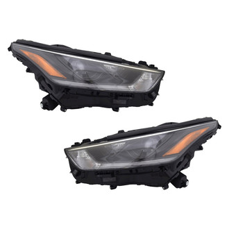 TYC® - Driver and Passenger Side Replacement Headlight Set (CAPA Certified)
