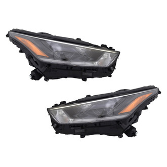 TYC® - Driver and Passenger Side Replacement Headlight Set (Standard Line)