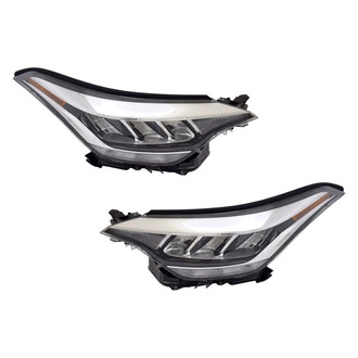 TYC® - Driver and Passenger Side Replacement Headlight Set (CAPA Certified)