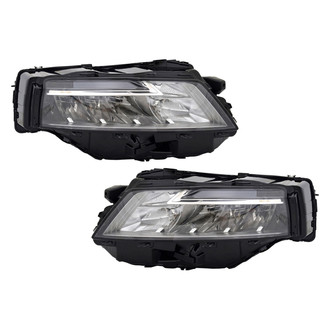 TYC® - Driver and Passenger Side Lower Replacement Headlight Set (CAPA Certified)