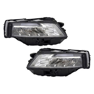TYC® - Driver and Passenger Side Lower Replacement Headlight Set (Standard Line)