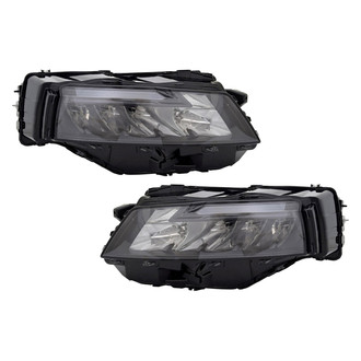 TYC® - Driver and Passenger Side Lower Replacement Headlight Set (Standard Line)